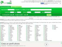 Tablet Screenshot of casecasa.it